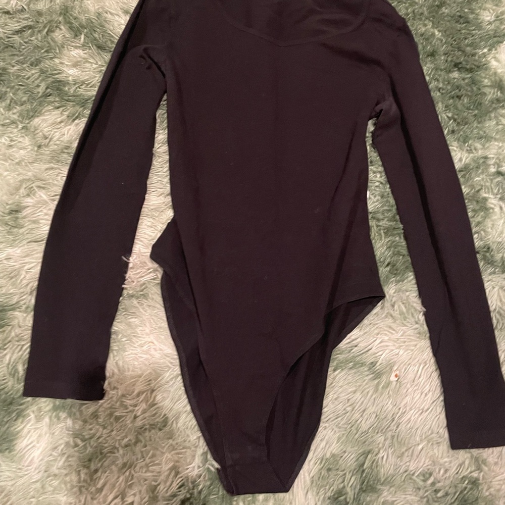 Stylish Black Long Sleeve Bodysuit for Kids